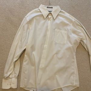 17.5 Mens VanHeusen Fitted Dress Shirt